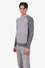 Loro Piana Grey Cotton Knit Hoodie Size S Mens