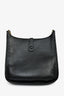 Hermès 1995 Black Leather Evelyne GM Bag