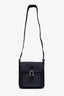 Longchamp Dark Blue 'Le Foulonne' Canvas Crossbody Bag