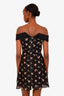 Roland Mouret Black Floral Mini Dress Size 8