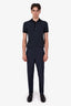Tom Ford Navy Mohair Silk Trousers Size 48 Mens
