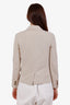Brunello Cucinelli Beige Single Breasted Blazer Size 36