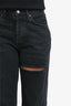 Agolde Black Denim 'Lana Slice' Jeans Size 25