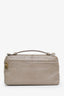 Loro Piana Grey Python Leather Mini Pouch