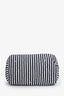 Pre-loved Chanel™ 24M Coco Beach Black/White Striped Nylon Bowling Bag