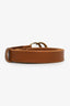 Gucci Brown Leather GG Marmont Thin Belt