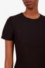 Valentino Black Pleated Flared Mini Dress Size 38