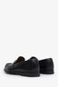 Prada Black Brushed Leather Penny Loafer Size 7 Mens