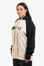 Loewe x Studio Ghibli Black/Beige Cotton Logo 'Soot Sprites' Hoodie Size L