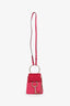 Chloe Pink Leather Suede Faye Mini Crossbody Bag