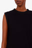Gucci Black Sleeveless Embroidered Detail Mini Dress Size 42