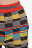 Missoni Multicolour Checkered Wide Pants Size 36