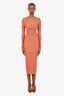 A.L.C Terracotta Madison Knit Maxi Dress Size XS