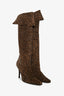 Stuart Weitzman Cheetah Print High Boots Size 12