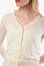 Cardigan Weekend Max Mara en soie et lin crème, taille S