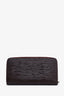 Louis Vuitton Burgundy Epi Patent Leather Zippy Wallet