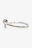 Cartier 18K White Gold Diamond Juste un Clou Bracelet Medium Model Size 16