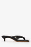 Anine Bing Black Thong Kitten Heels Size 38