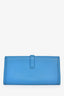 Hermès 2017 Blue Swift Leather Jige Elan 29 Clutch