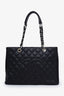 Pre-loved Chanel™ 2011 Black Caviar Grand Shopping Tote