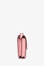 Hermès 2015 Rose Sakura Tadelakt Leather Lizard Trim Mini Constance 18