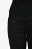 Dolce & Gabbana Black Cotton Silk Blend Capri Pants Size 40