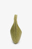 Bottega Veneta Vintage Green Intrecciato Small Hobo Shoulder Bag