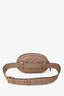Gucci Beige Chevron Leather Marmont Belt Bag