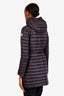 Moncler Black Barbel Hooded Quilted Down Puffer Parka Size 1