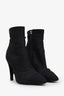 Pre-loved Chanel™ Black Sparkle Ankle Boots Size 38
