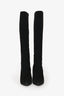 Christian Dior Black Suede Knee-High Boots Size 37.5