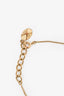 Christian Dior Gold Toned Mise En Dior Faux Pearl Bracelet