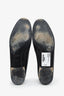 Gucci Black Leather Brixton Snake Loafers Size 38