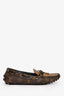 Louis Vuitton Brown Monogram Gloria Leather Loafers Size 38