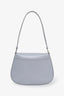 Prada Light Grey Brushed Leather Small Cleo Shoulder Bag
