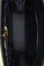 Prada Black/White Saffiano Double Zip Medium Galleria Tote with Strap