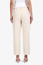 Lemaire White Denim Cropped Jeans Size 38