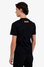 Louis Vuitton Black Cotton Stitch Logo T-Shirt Size M Mens