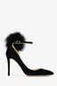 Jimmy Choo Black Suede Rosa Pumps Size 37
