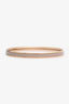 Hermès Gold/Beige Printed Enamel Thin Bangle
