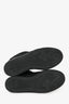 Louis Vuitton Black Suede Monogram Sneaker Wedges Size 36.5