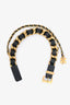 Pre-loved Chanel™ Black/Gold Leather Chain Buckle