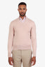 Tom Ford Pink Cotton V-Neck Sweater Size 40 Mens