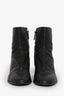Giuseppe Zanotti Black Pebbled Leather Ankle Boots Size 44 Mens