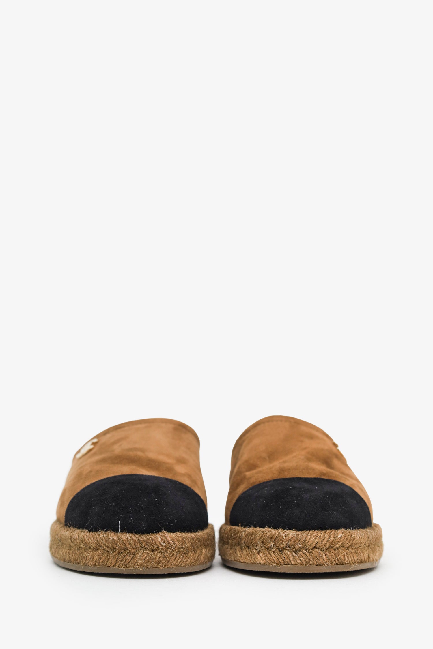 Pre-loved Chanel™ Brown Suede Coco Beach Mules Size 40 – Mine & Yours