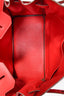 Hermès 2010 Red Clemence Birkin 35 PHW