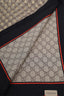 Gucci Beige/Black GG Silk Monogram Scarf