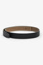 Hermès 2022 Black/Brown Reversible Leather Belt No Buckle