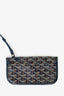 Goyard 2021 Navy Blue Goyardine St Louis GM with Pouch