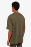 Gucci Green Cotton Logo T-Shirt Size M Mens